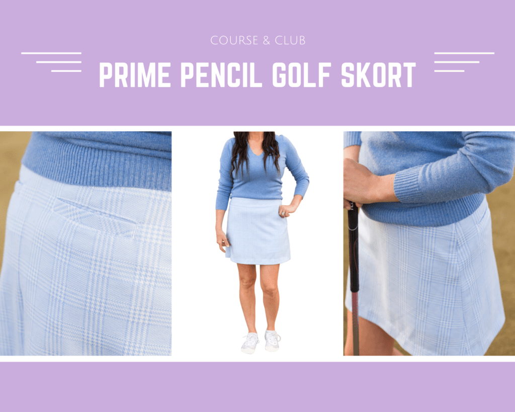 Prime Pencil Golf Skort